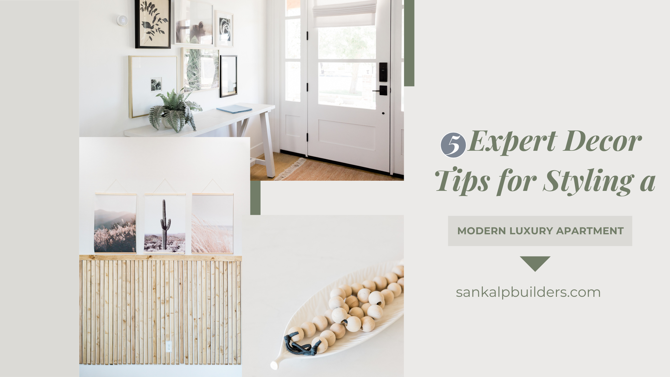 5 Expert Decor Tips for Styling a Modern Luxury Apartment
