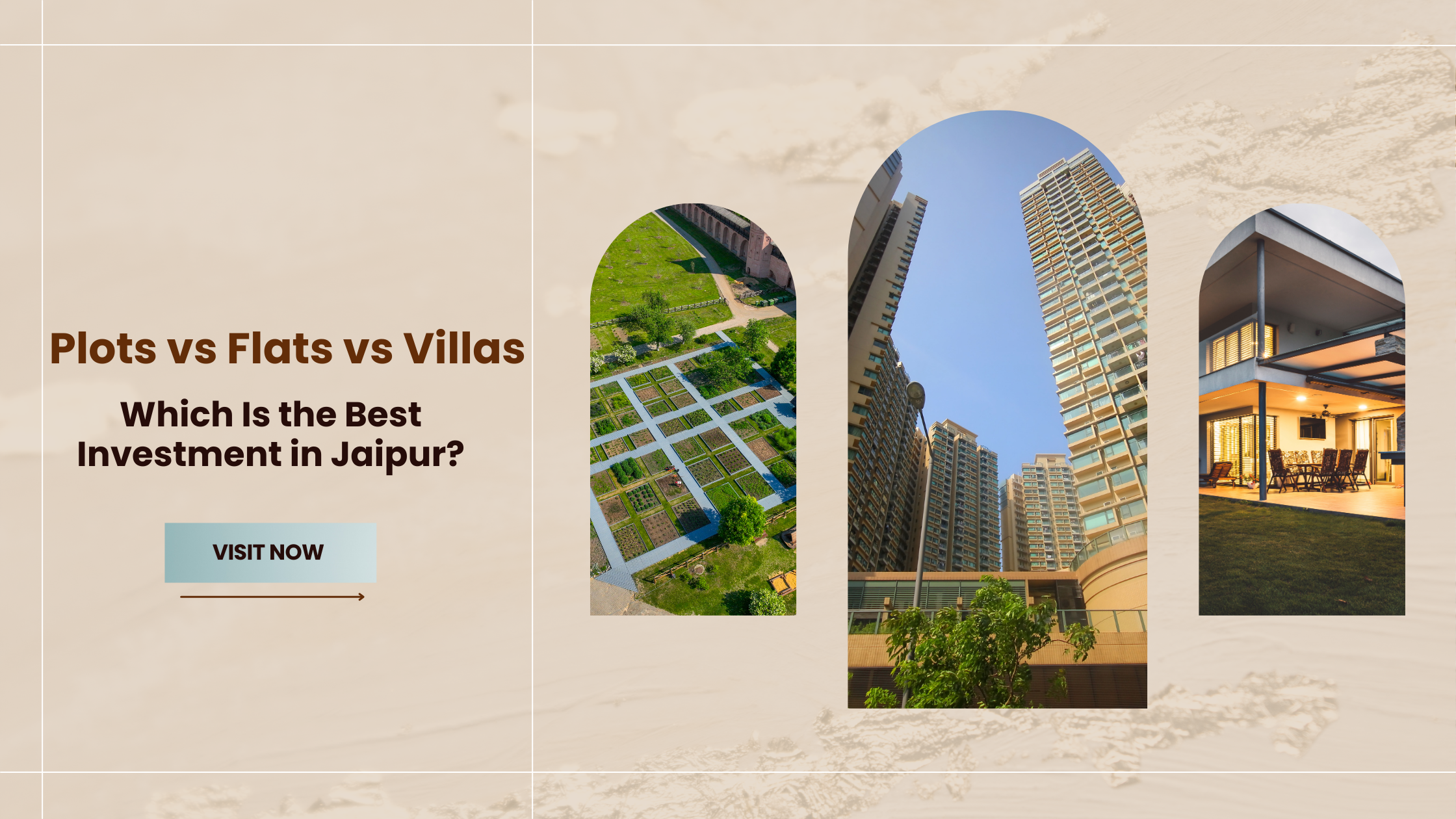 Plots vs Flats vs Villas - Which Is the Best Investment in Jaipur?