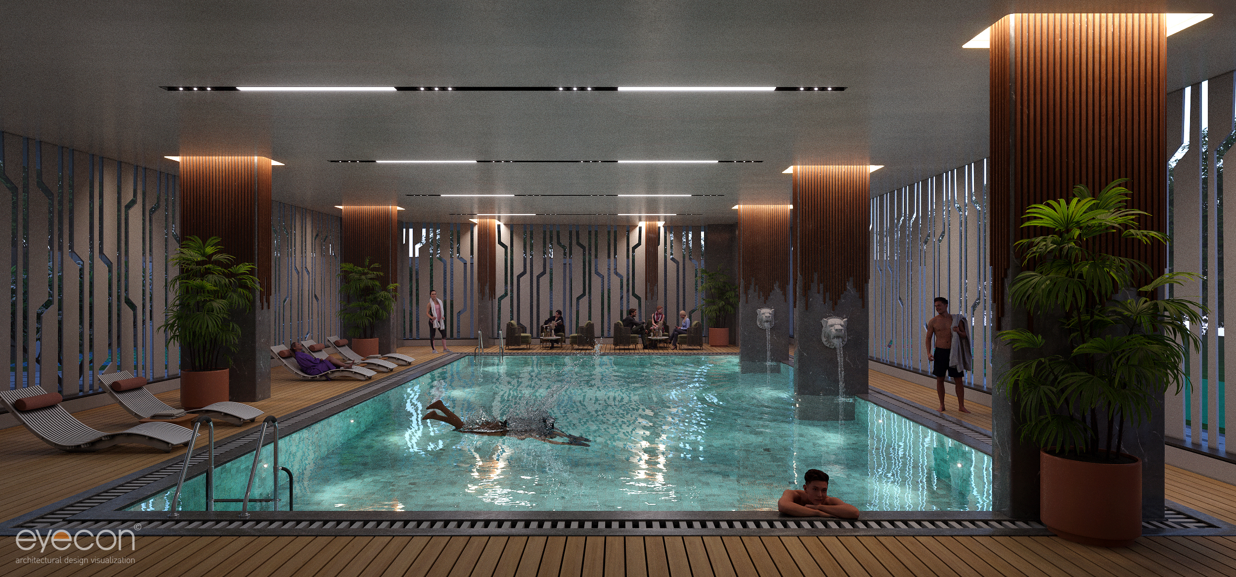 Covered Temp-Controlled Pool